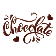 Beautiful Chocolate Handwritten Sticker