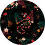 Beautiful Dark Forest With Snake , Wild Leaves Sticker