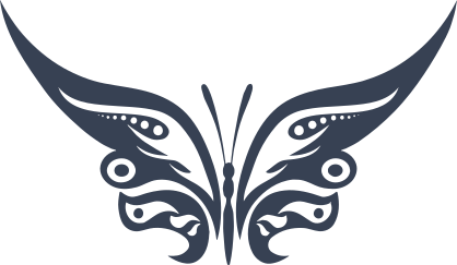 Beautiful Detailed Butterfly Sticker