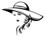 Beautiful Fashionable Large Hat Sticker