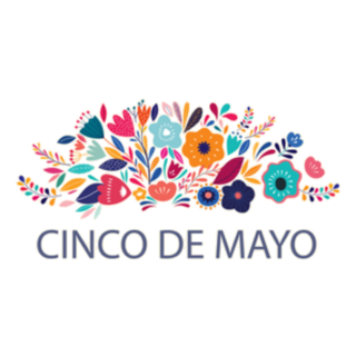 Beautiful Flower Illustration Cinco De Mayo Sticker