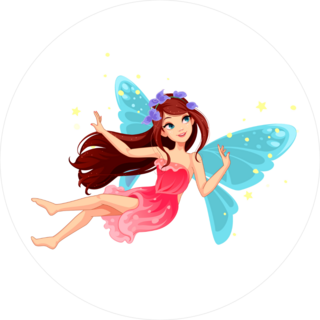 Beautiful Flying Fairy Sticker