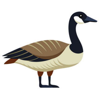  Beautiful Goose Sticker