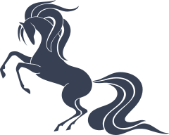 Beautiful Horse With Big Hair Sticker