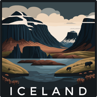 Beautiful Iceland Sticker