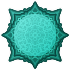 Beautiful Illustration In Blue Celtic Knots Sticker