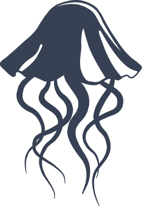 Beautiful Jellyfish Sticker