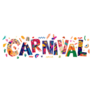 Beautiful Lettering For Brazil Carnival Sticker
