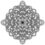 Beautiful Mandala In Celtic Style Sticker