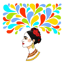 Beautiful Mexican Woman: Imagination Sticker
