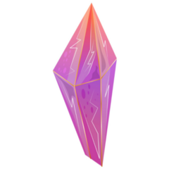 Beautiful Pink Crystal Sticker