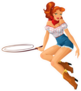 Beautiful Redhead Cowgirl Sticker