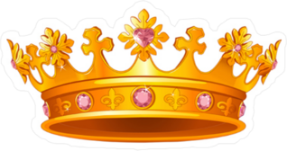 Beautiful Royal Crown Sticker
