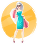 Beautiful Shopaholic Sticker