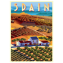 Beautiful Spain Art Deco Sticker