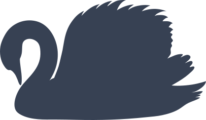 Beautiful Swan Sticker