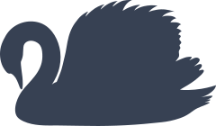 Beautiful Swan Sticker