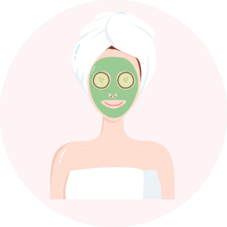 Beauty Mask Relaxation Sticker