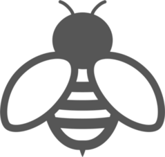 Bee Icon Sticker