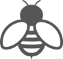 Bee Icon Sticker