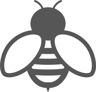 Bee Icon Sticker