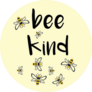Bee Kind Bee Lettering Sticker