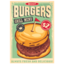 Beef Burger Graphic Poster Sticker