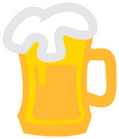Beer Icon Sticker