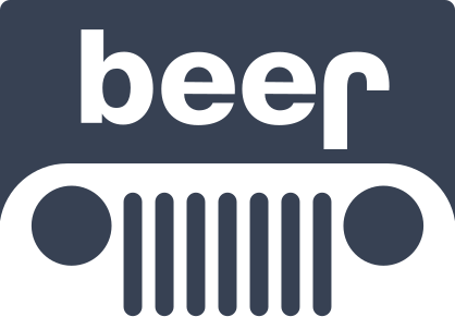 Beer Jeep Sticker