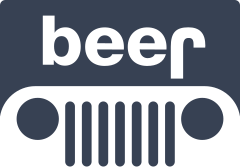 Beer Jeep Sticker