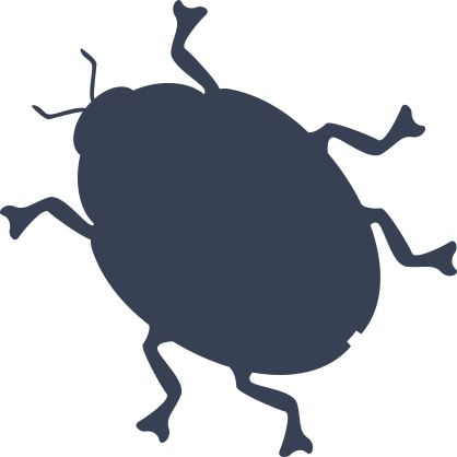 Beetle Sillhouette Sticker