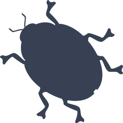 Beetle Sillhouette Sticker