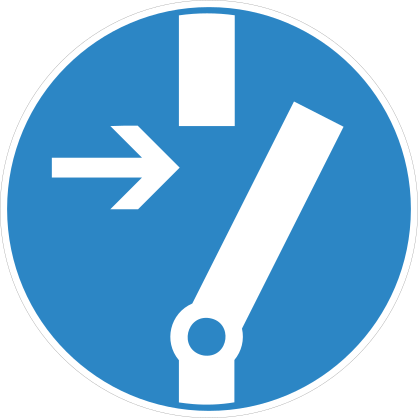 Before Working Sign Sticker