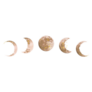 Beige And Gold Moon Phases Sticker