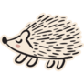 Beige Hedgehog Sticker
