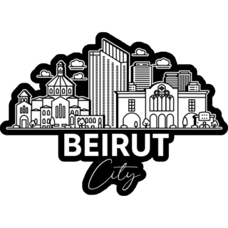 Beirut City Lebanon Sticker