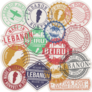 Beirut Stamps Sticker