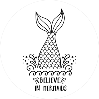 Believe In Mermaids Sticker