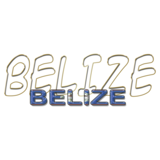 Belize 3d Light Bulb Sticker