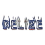 Belize Balloon Word Sticker