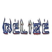 Belize Balloon Word Sticker