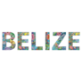 Belize Beautiful Font Sticker