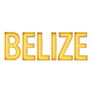 Belize Big Word Sticker