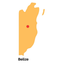 Belize Border Silhouette Sticker