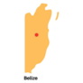 Belize Border Silhouette Sticker