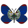 Belize Butterfly Sticker