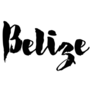 Belize Calligraphy Sticker