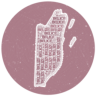 Belize Circular Clouds Sticker