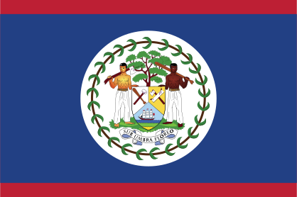 Belize Country Flag Sticker