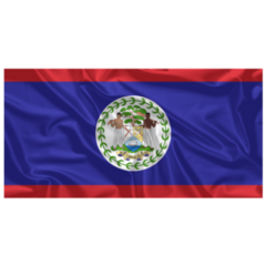 Belize Flag Wind Waving Sticker